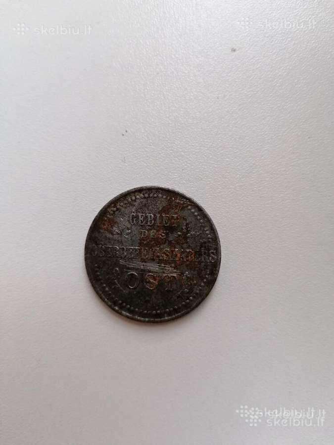 Vokiška moneta 1916 m - nuotraukos Nr. 2