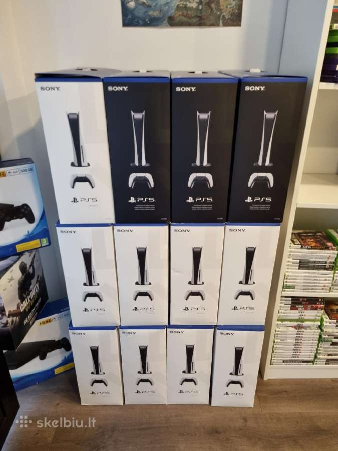 Sony Playstation 5 konsolės Vilniuje Su Garantija