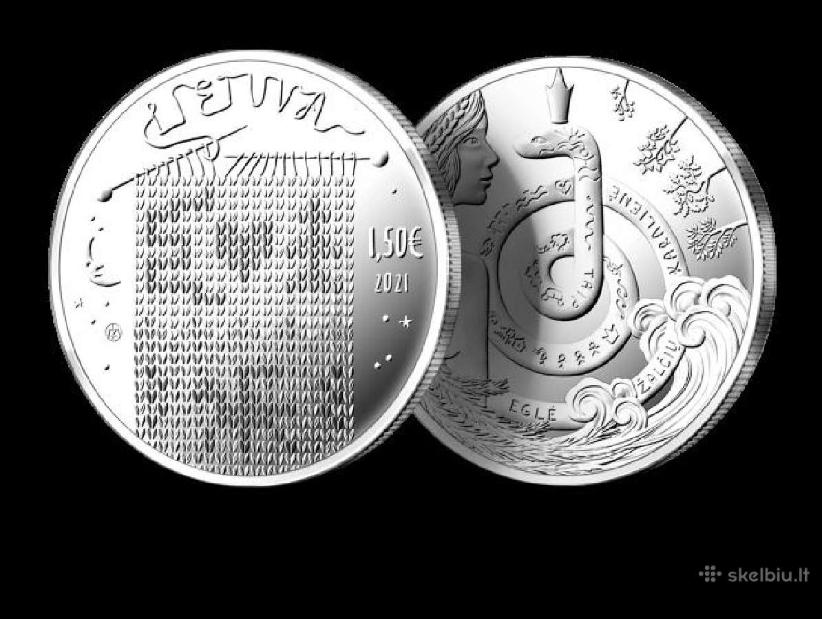 2021 1.5 € pusantrokai Eglė žalčių karalienė