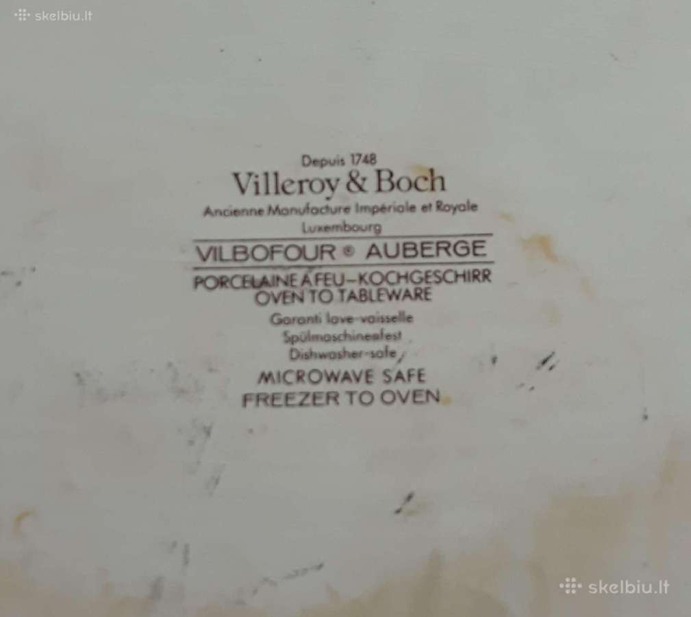Villeroy & Boch kepimo indas - nuotraukos Nr. 3