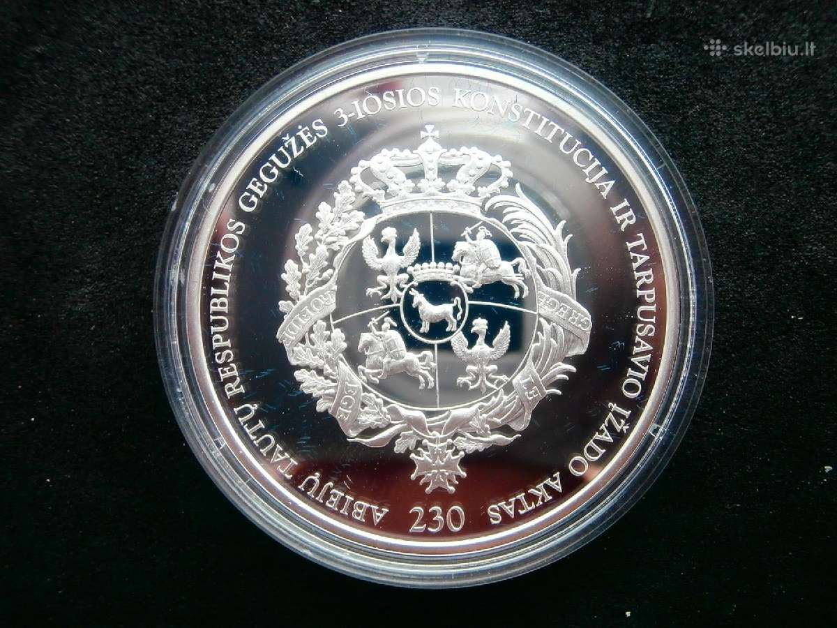 20 € Moneta skirta Abiejų Tautų Konstitucijai - nuotraukos Nr. 4