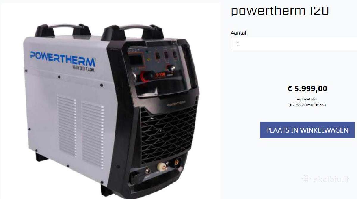 Powertherm mobilusis plazminis aparatas - nuotraukos Nr. 2