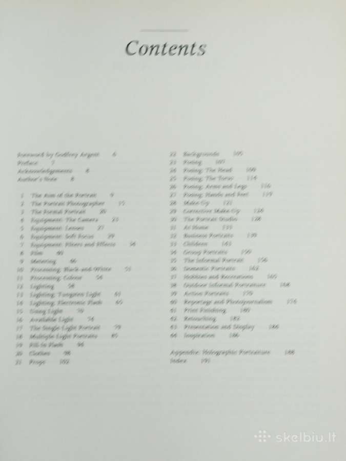 Portretų fotografijos knyga - vadovėlis - nuotraukos Nr. 2
