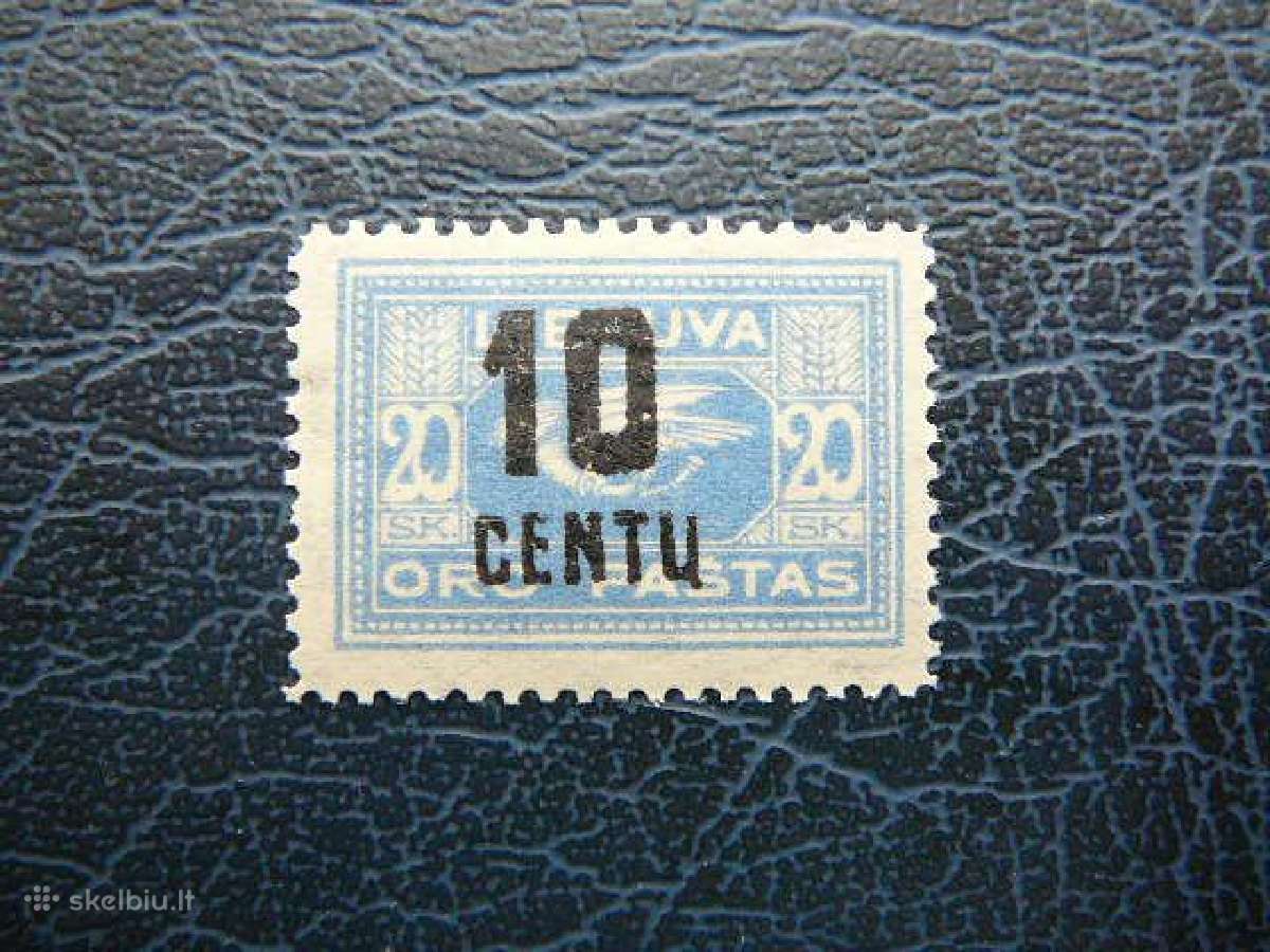Lietuva 1922 Oro pastas svarus lit176xs