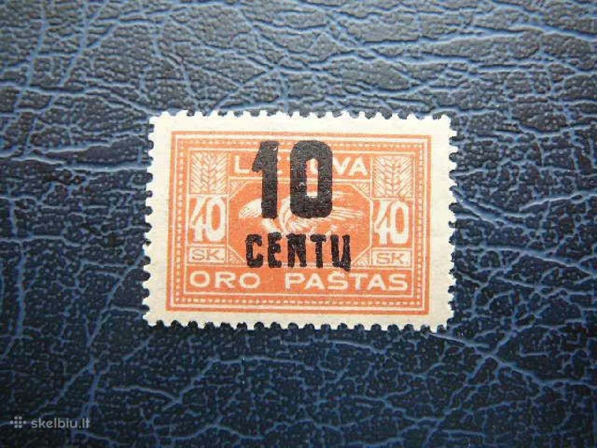 Lietuva 1922 Oro pastas svarus lit177