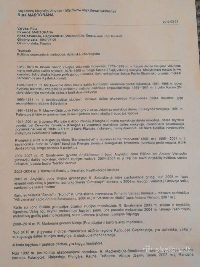 Paveikslas "Kalnas", 2003 m. Rūta Martorana. - nuotraukos Nr. 4