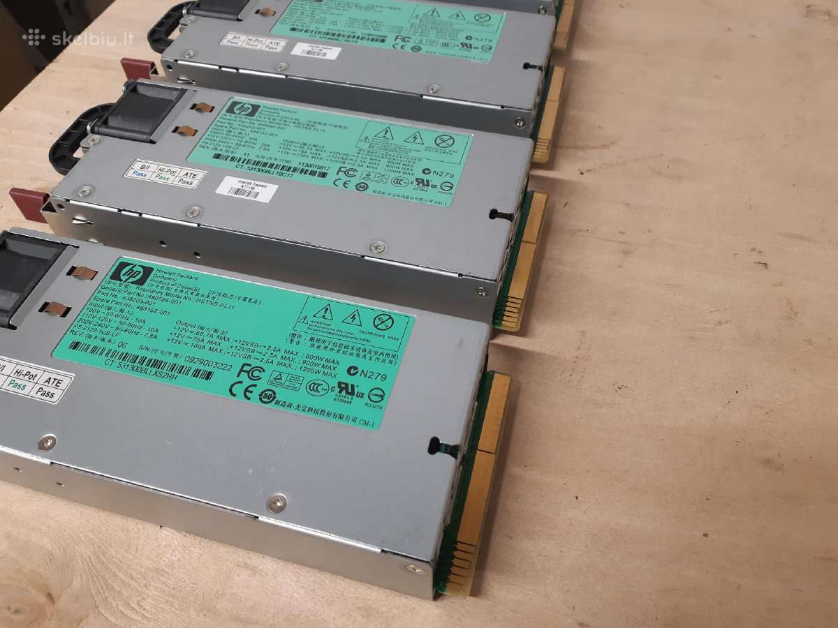 12v serveriniai maitinimo šaltiniai Hp 1200w - nuotraukos Nr. 3