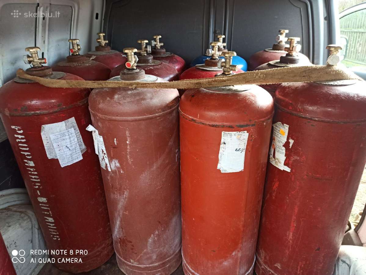 Duju balionai 11kg 27l. 21kg 50l. 33kg 79l - nuotraukos Nr. 4