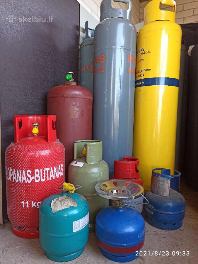 Duju balionai 11kg 27l. 21kg 50l. 33kg 79l - nuotraukos Nr. 5