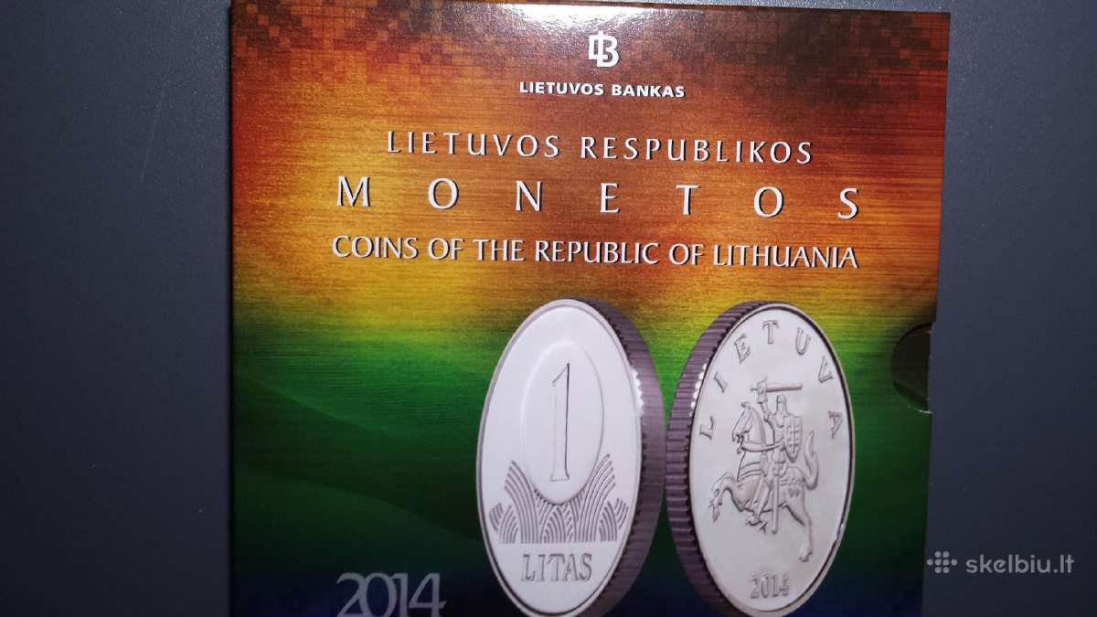 2014 m. numizmatinis litų rinkinys