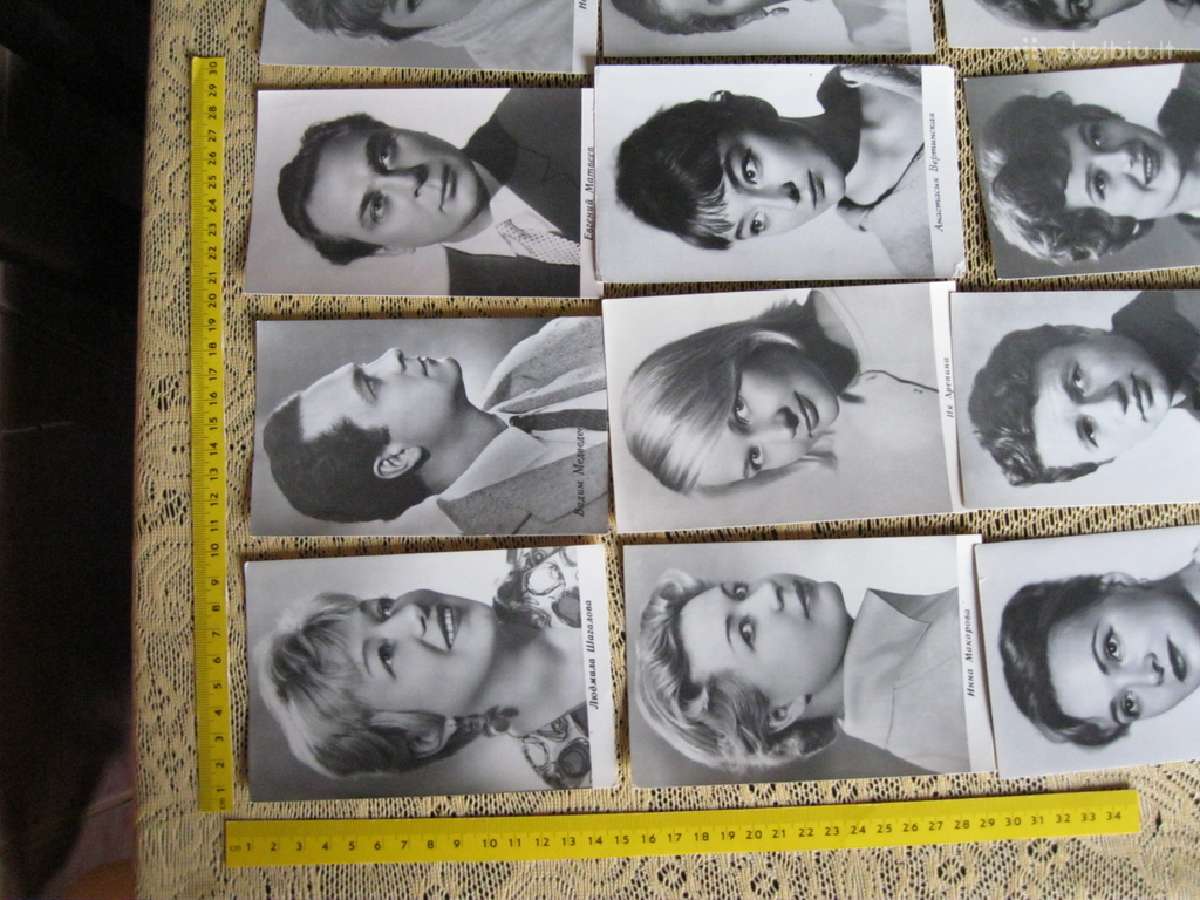 Sovietmečio atvirutes nespavotos.26 vnt.artistai - nuotraukos Nr. 2