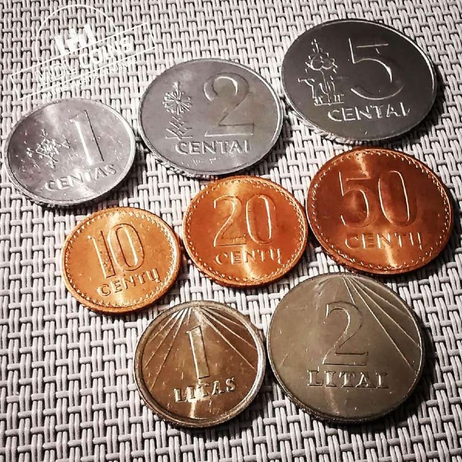 1991 metų rinkinys (be 5 litų) - Unc