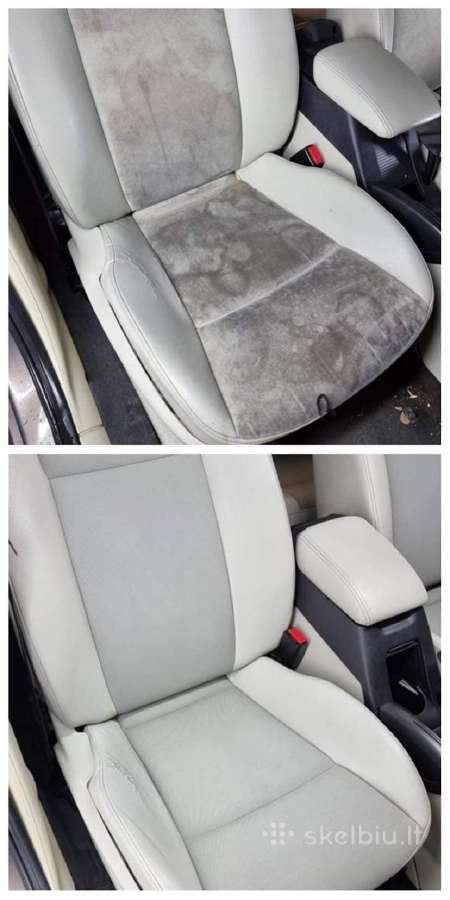 Automobilių cheminis salono valymas Kaune Nuo 40€ - nuotraukos Nr. 10