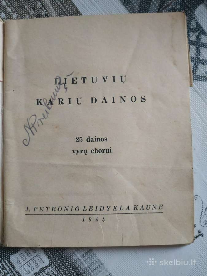 1944 m. Lietuvių karių dainos - nuotraukos Nr. 2