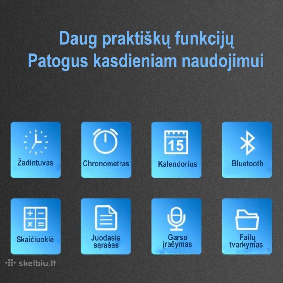 Telefonas Yeemi atverčiamas, su laikrodžiu - nuotraukos Nr. 13
