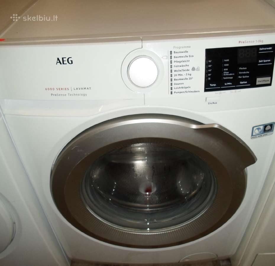 Labai mazai naudota Skalbimo Masina Aeg A+