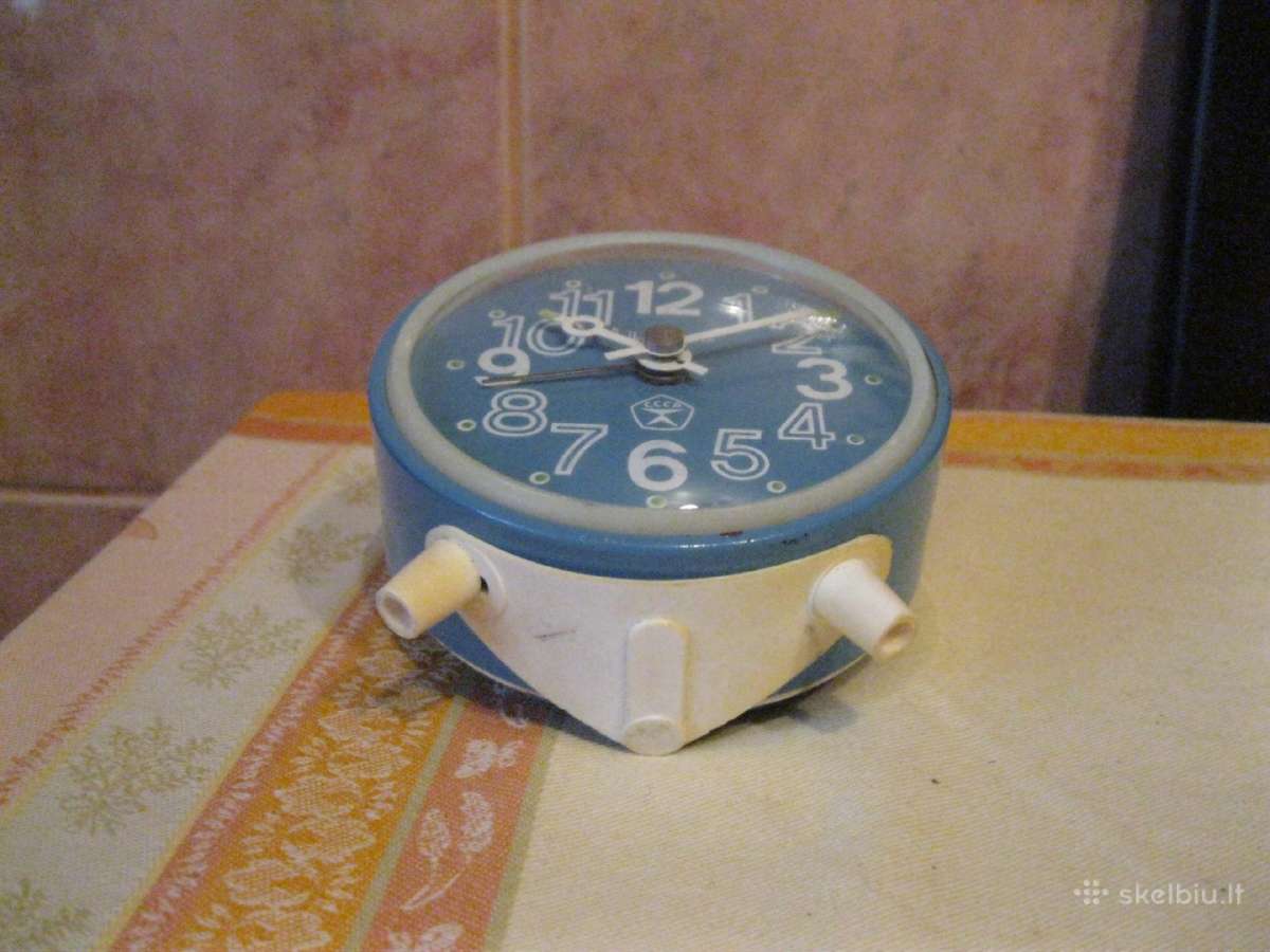 CcCCCP Laikrodis Zadinuvas – Budilnikas. Veikia Or - nuotraukos Nr. 5