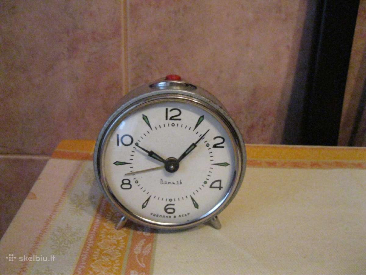 CcCCCP Laikrodis Zadinuvas – Budilnikas. Veikia