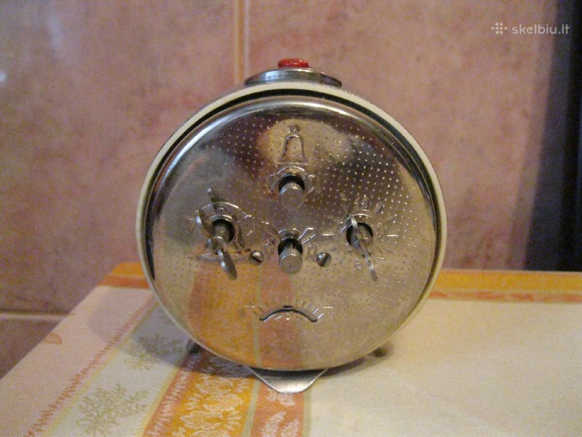 CcCCCP Laikrodis Zadinuvas – Budilnikas. Veikia - nuotraukos Nr. 5