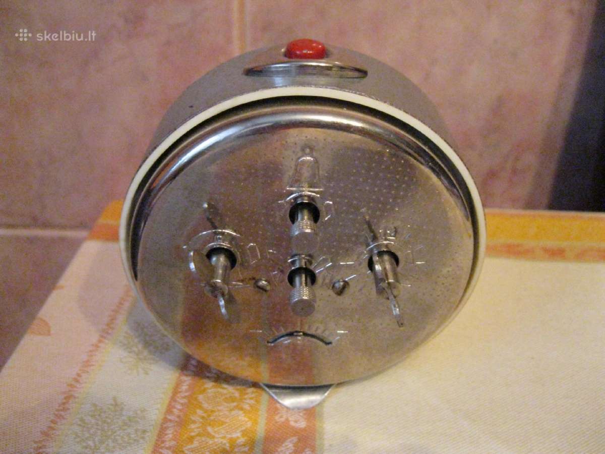 CcCCCP Laikrodis Zadinuvas – Budilnikas. Veikia - nuotraukos Nr. 6