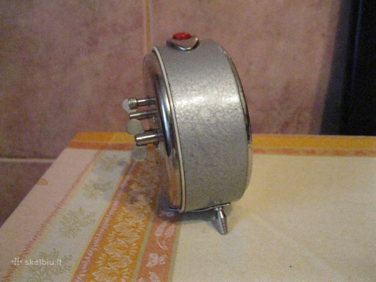 CcCCCP Laikrodis Zadinuvas – Budilnikas. Veikia - nuotraukos Nr. 7