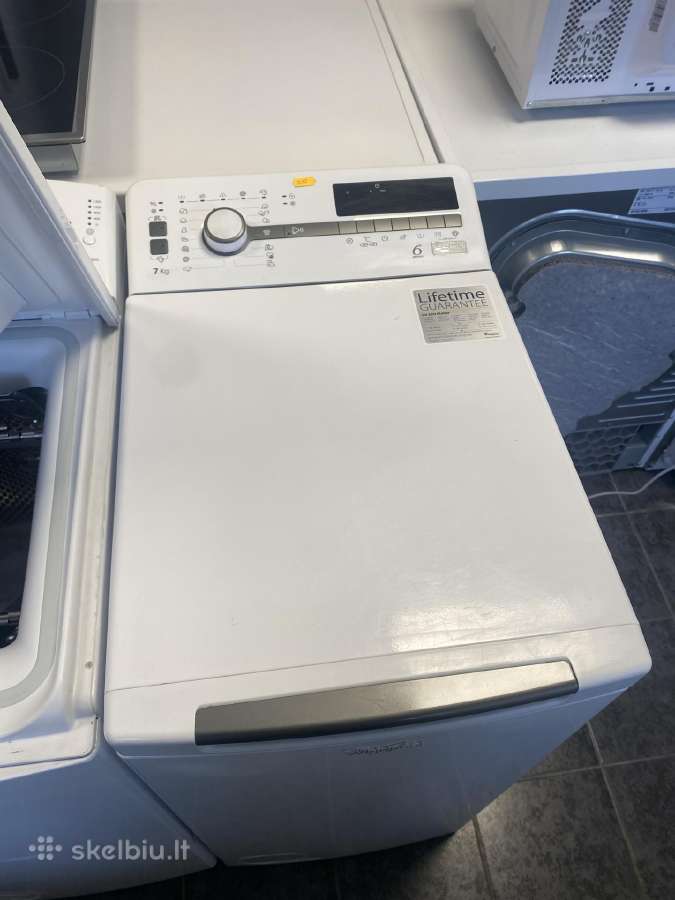 Whirpool Skalbimo mašina kraunama per viršų 7 kg