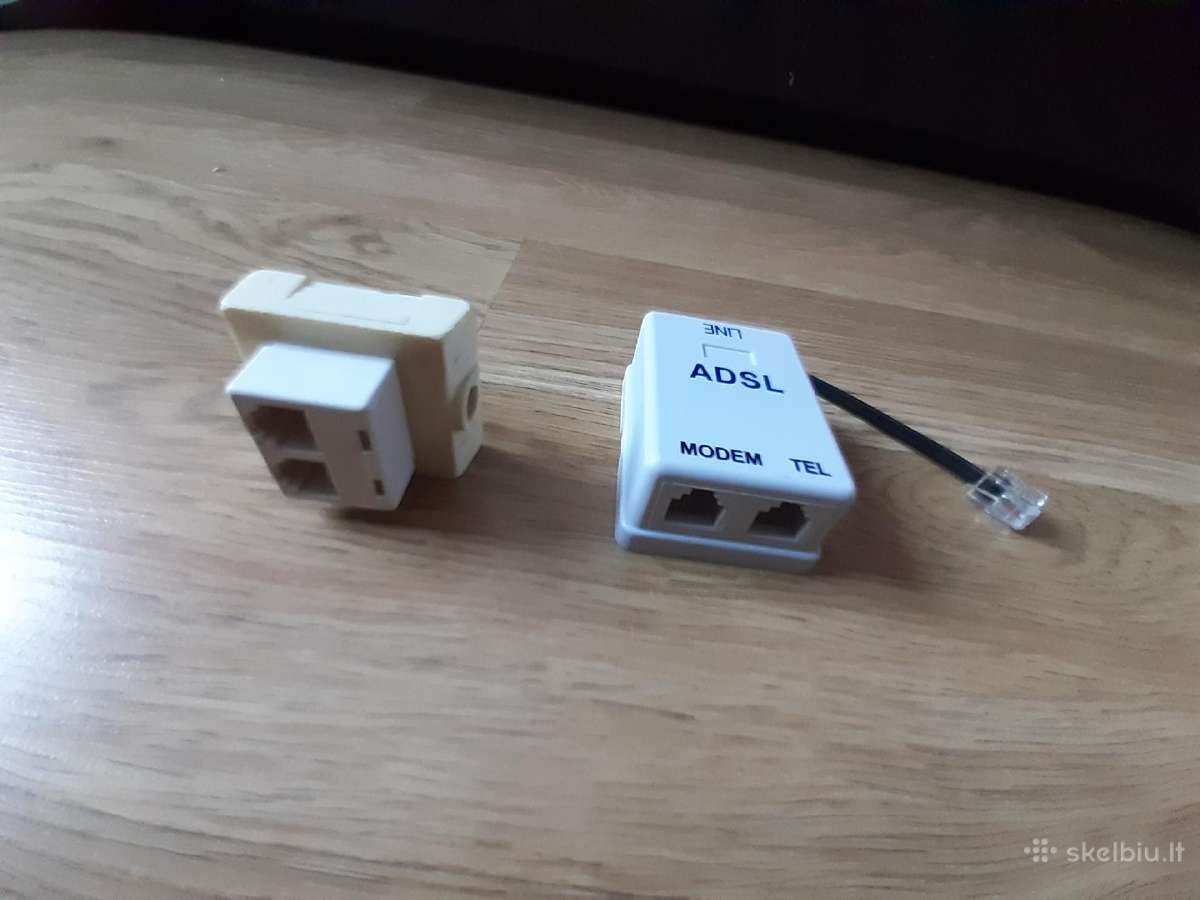 Pigiai nauji telefono laidai, dėžutės, jungtukai - nuotraukos Nr. 3