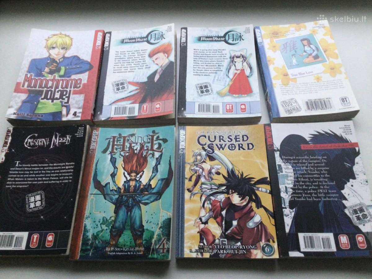 Parduodu Manga Japoniškų komiksų knygas - nuotraukos Nr. 3