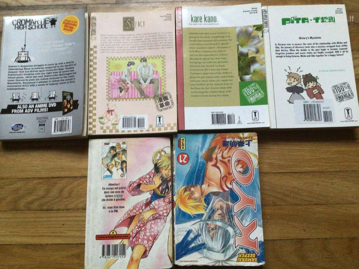 Parduodu Manga Japoniškų komiksų knygas - nuotraukos Nr. 5