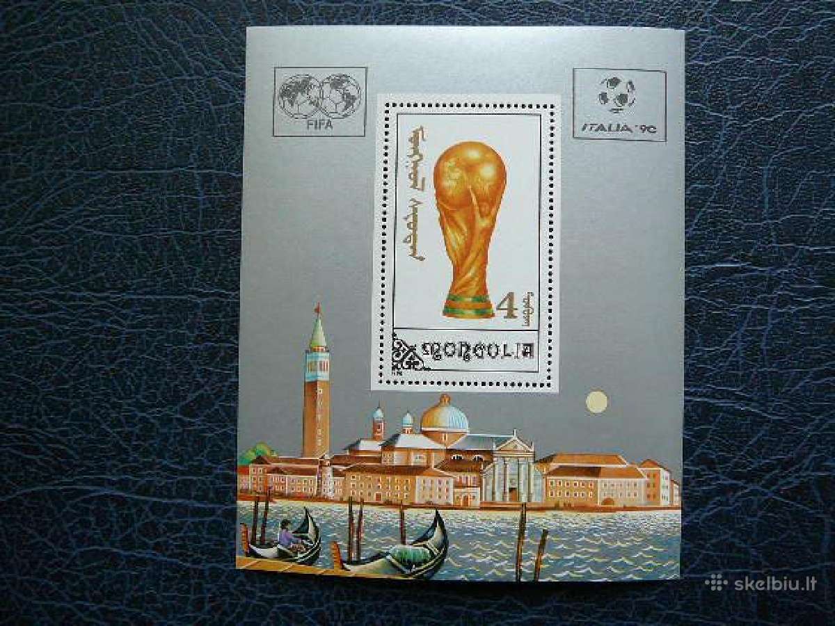 Futbolas Fifa Mongolija 1990 Mnh mng2128