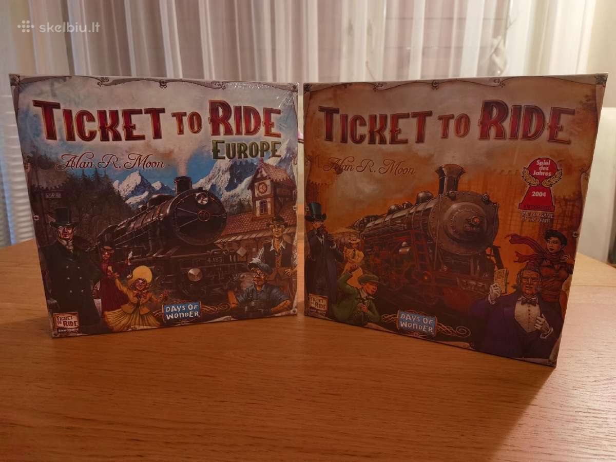 Ticket to Ride Europe ir Usa stalo žaidimai Skelbiu.lt Ticket to Ride Europe ir Usa stalo žaidimai Skelbiu.lt