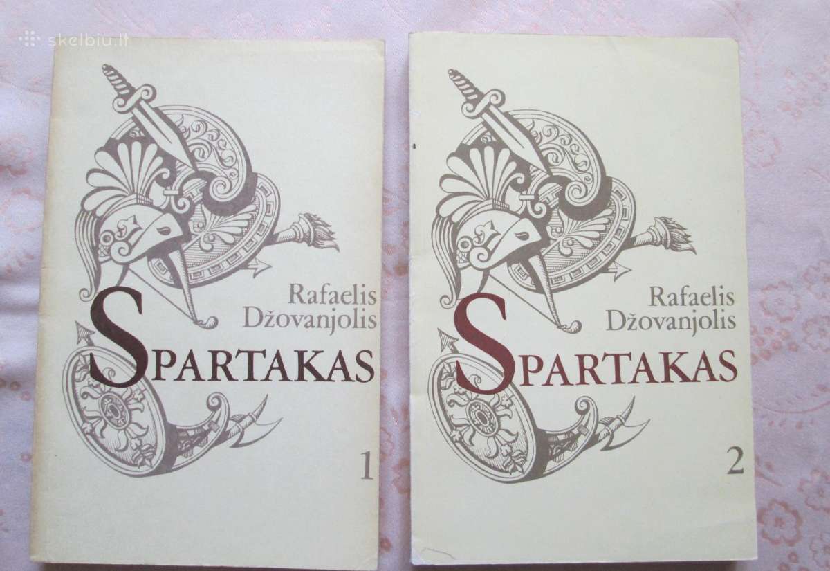 Knyga R.džovanjolis "Spartakas" 1 ir 2 dalis
