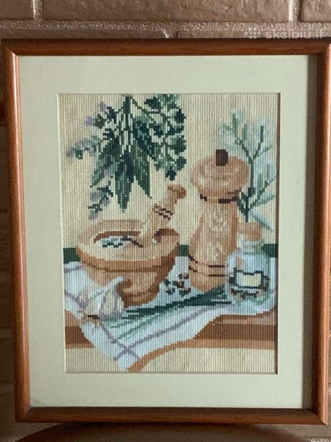 Rankų darbo siuvinėti paveikslai - nuotraukos Nr. 5