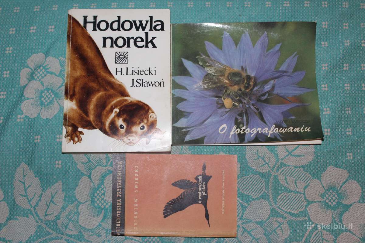 Gamta, ornitologija, fotografija, audinės. Lenkų k
