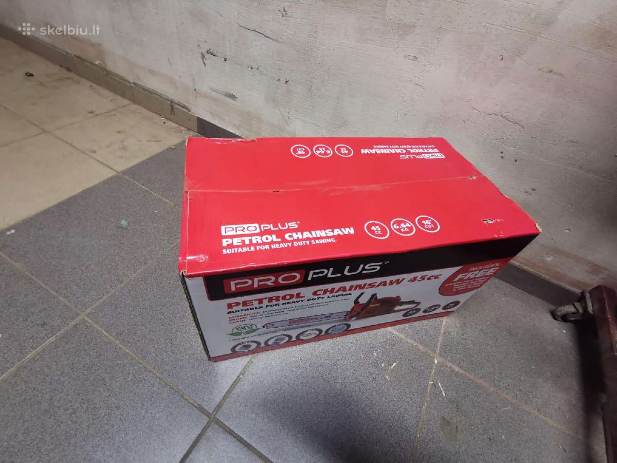 Nauji benzininiai grandininiai pjūklai Pro Plus - nuotraukos Nr. 2