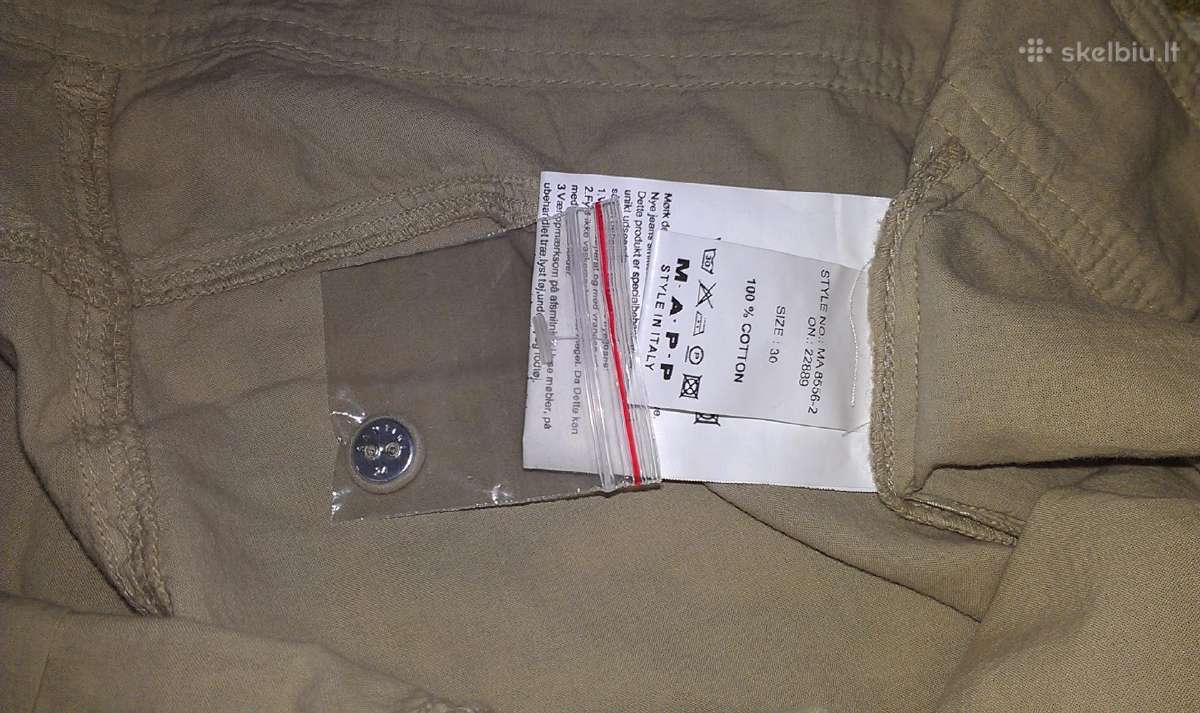 Unisex kelnės jeans italy 100 % Cotton Size 30 - nuotraukos Nr. 4
