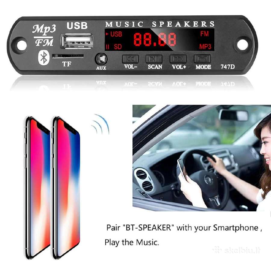 Grotuvo moduliai Usb/fm/aux/bluetooth įvairūs - nuotraukos Nr. 9