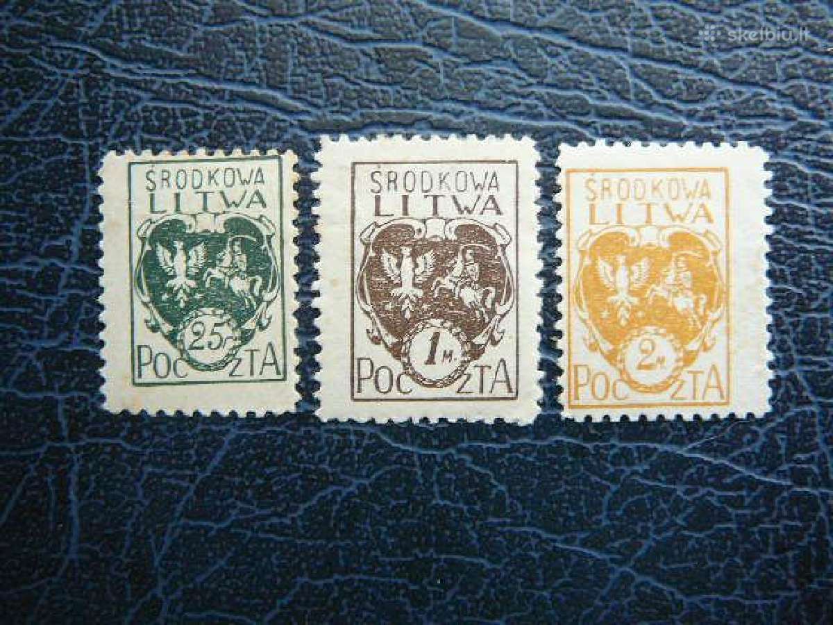 Vidurio Lietuva 1921 svarus vlt20/2sa
