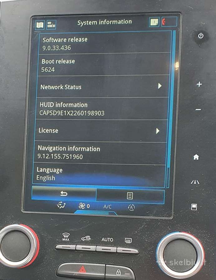 Renault rlink 2 radio blokas navi ekranas atrakint - nuotraukos Nr. 3