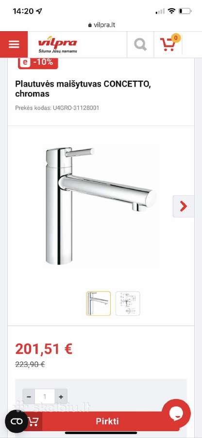Grohe maišytuvas - nuotraukos Nr. 2