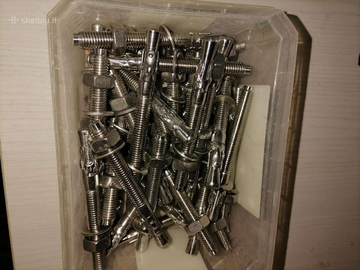 Ankeriai i betoną 10x100 A4 nerūdijantis pienas - nuotraukos Nr. 2