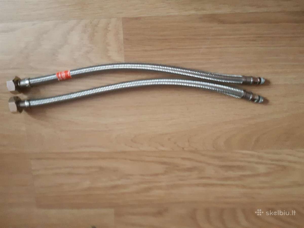 2 naujos plautuvės maišytuvo žarnelės - nuotraukos Nr. 2