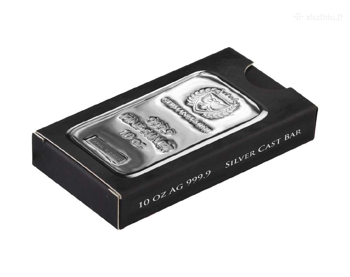 Germanijos kalykla 10oz ir 5oz sidabro luitas - nuotraukos Nr. 2