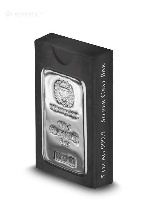 Germanijos kalykla 10oz ir 5oz sidabro luitas - nuotraukos Nr. 3