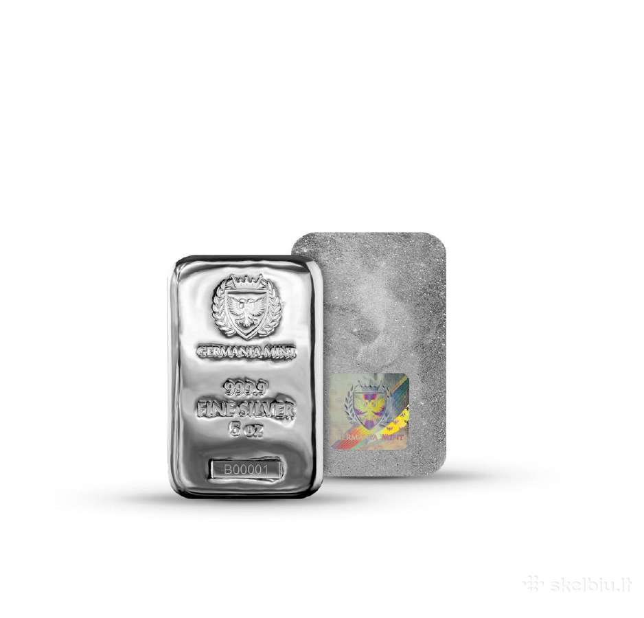 Germanijos kalykla 10oz ir 5oz sidabro luitas - nuotraukos Nr. 4
