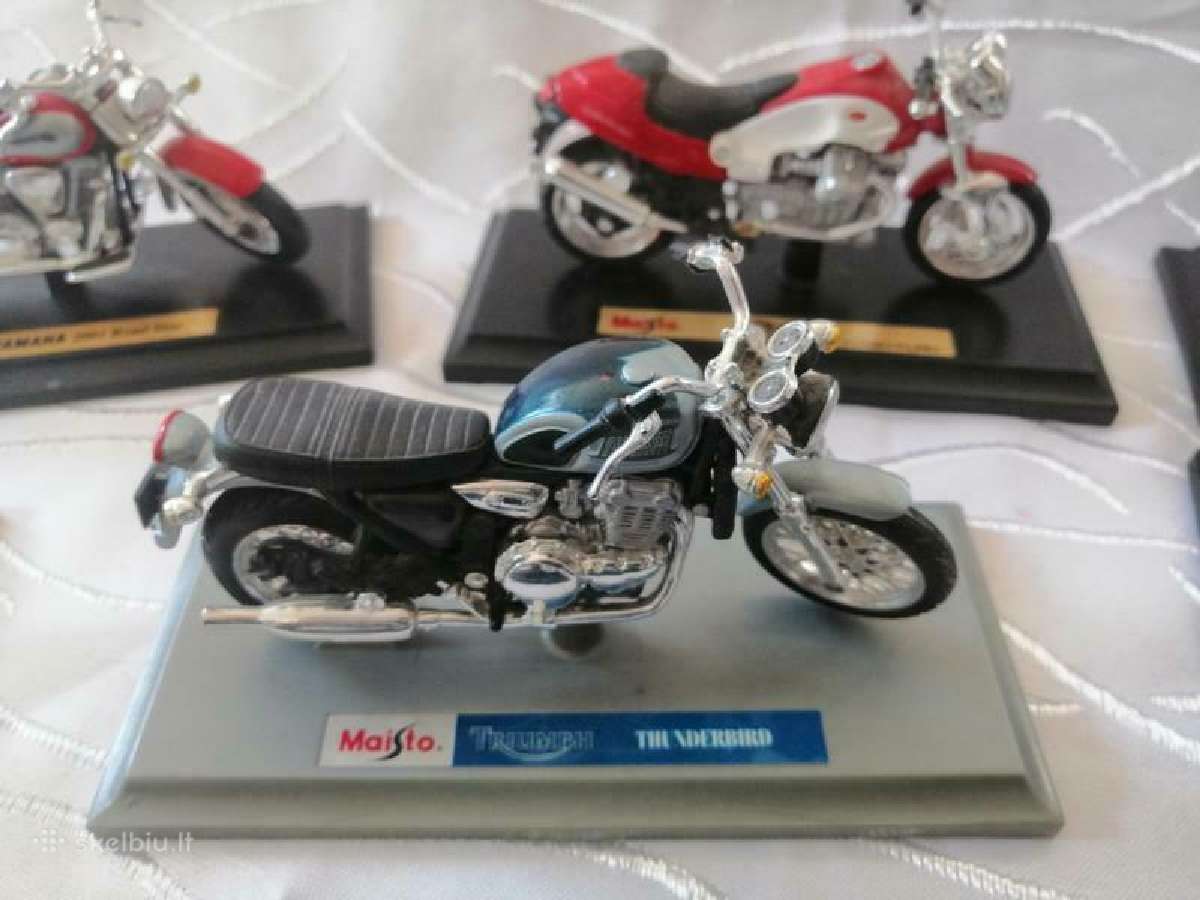 Motociklų modeliai modeliukai 1:18 Honda Suzuki - nuotraukos Nr. 6