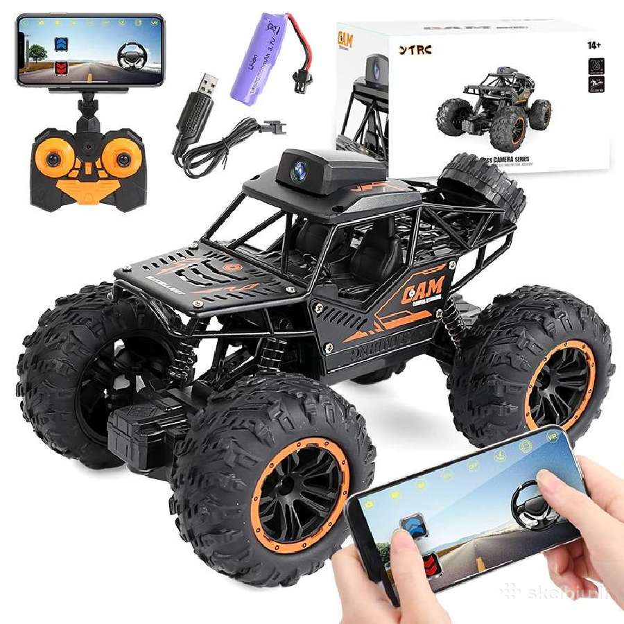 RC džipas – automobilis su WiFi kamera ir pulteliu - nuotraukos Nr. 2