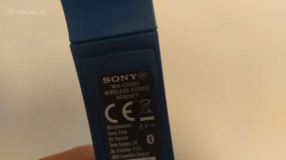 Wireless ausines Sony Wh-ch500 melynos - nuotraukos Nr. 3