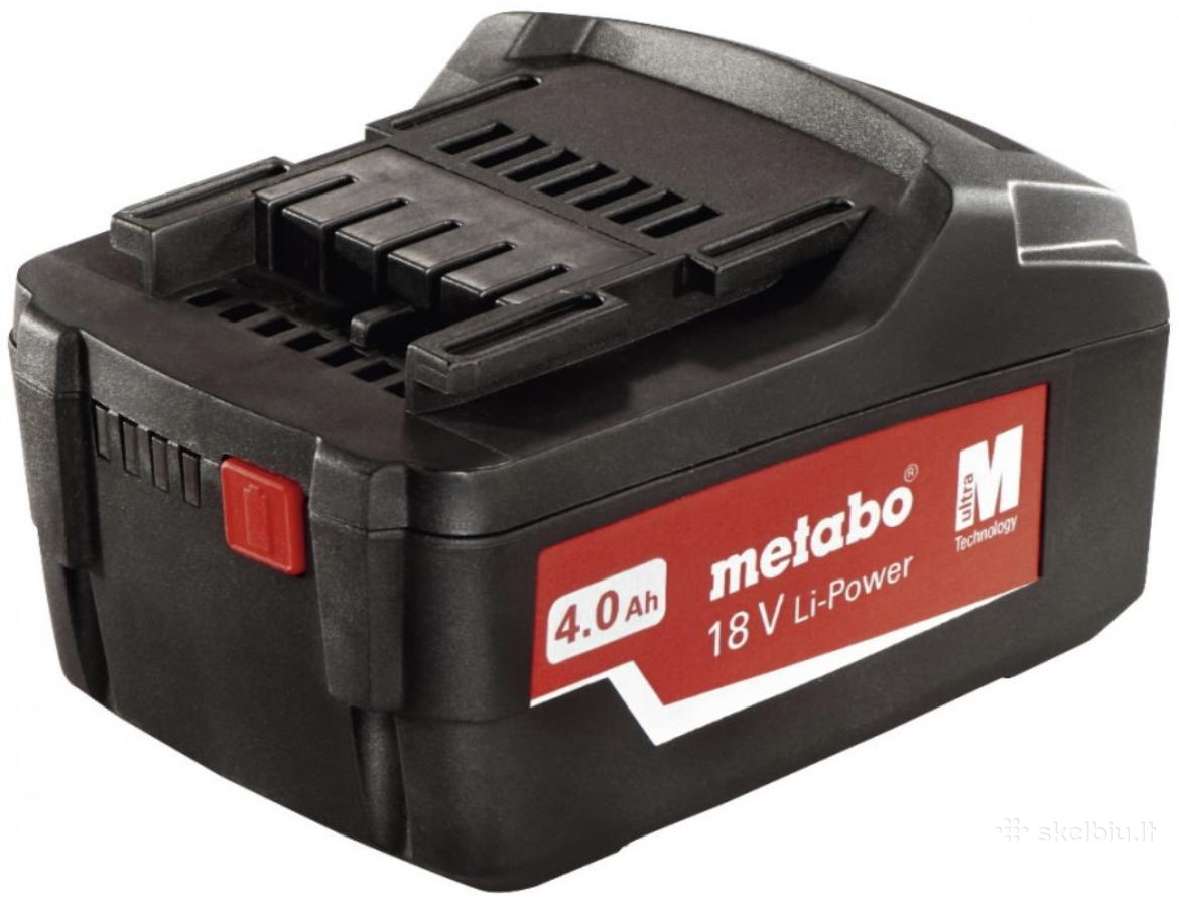 Metabo baterijos 4ah ir 5,5ah - nuotraukos Nr. 2