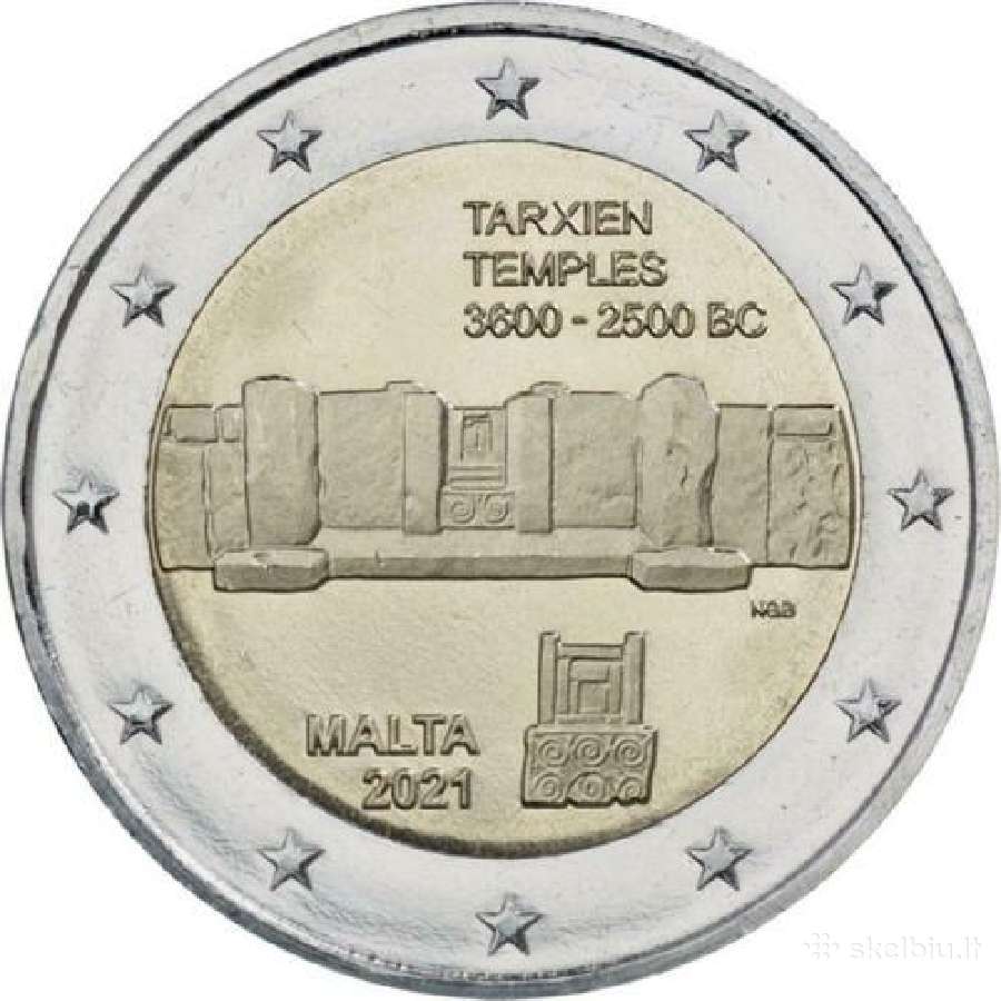 Maltos proginės euro monetos - nuotraukos Nr. 13